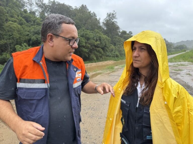 Chuvas: Katia Miki acompanha Defesa Civil em  Barra do Piraí