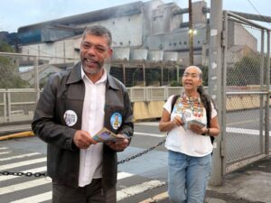 Jari Oliveira e Heloísa Helena cumprem agenda de campanha em Volta Redonda,
