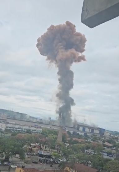 Explosão na CSN Volta Redonda